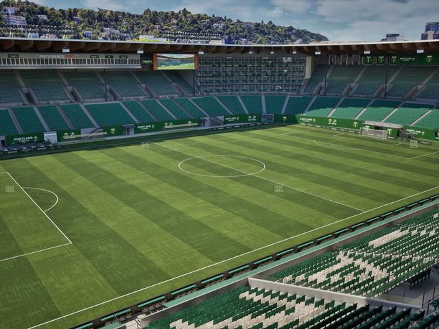 Providence Park - Section Toyota Terrace 1 Seat View
