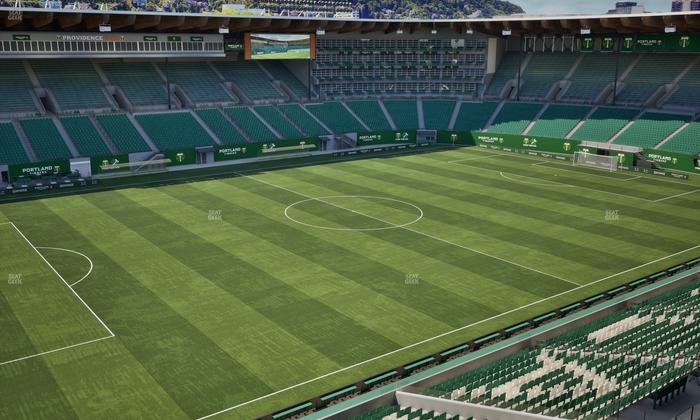 Providence Park - Section Toyota Terrace 1 Seat View