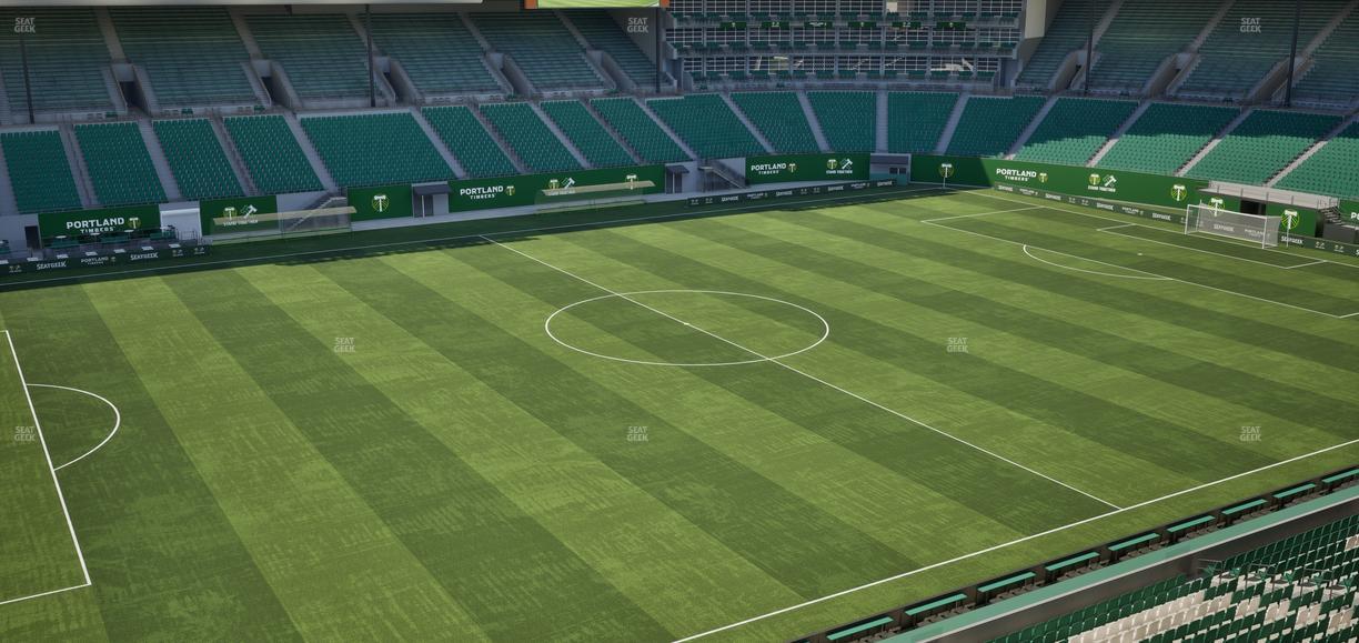 Providence Park - Section Toyota Terrace 2 Seat View