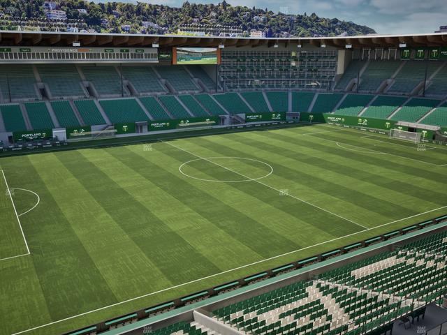 Providence Park - Section Toyota Terrace 2 Seat View