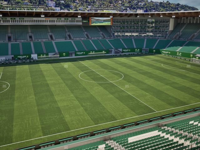 Providence Park - Section Toyota Terrace 3 Seat View