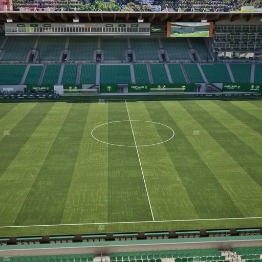 Providence Park - Section Toyota Terrace 5 Seat View