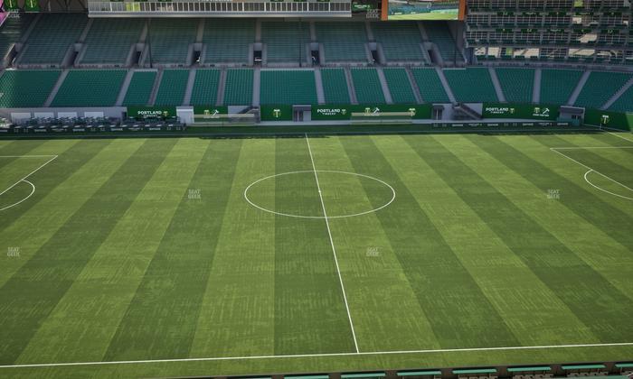Providence Park - Section Toyota Terrace 5 Seat View
