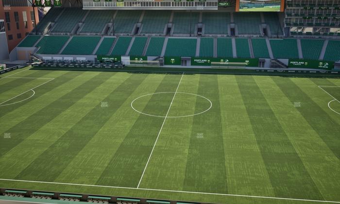 Providence Park - Section Toyota Terrace 6 Seat View