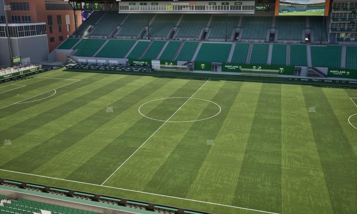 Providence Park - Section Toyota Terrace 7 Seat View