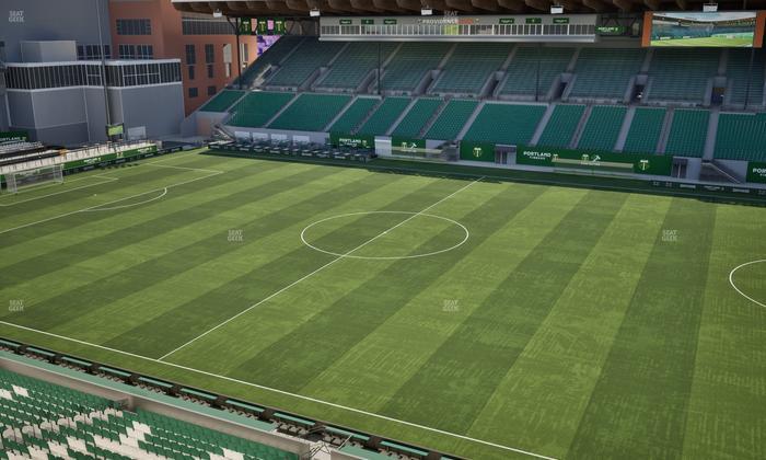 Providence Park - Section Toyota Terrace 8 Seat View