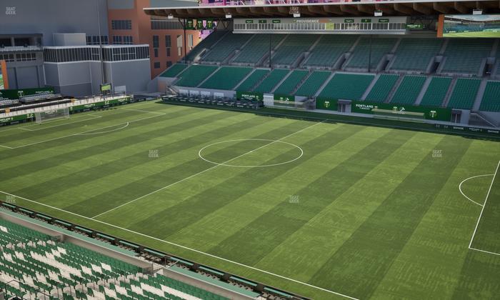Providence Park - Section Toyota Terrace 9 Seat View