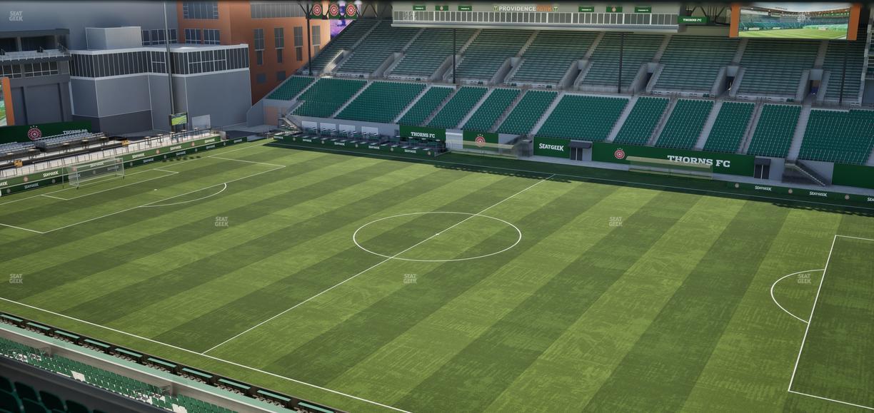 Providence Park - Section Toyota Terrace 9 Seat View