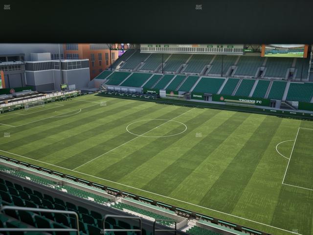 Providence Park - Section Toyota Terrace 9 Seat View