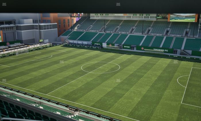 Providence Park - Section Toyota Terrace 9 Seat View
