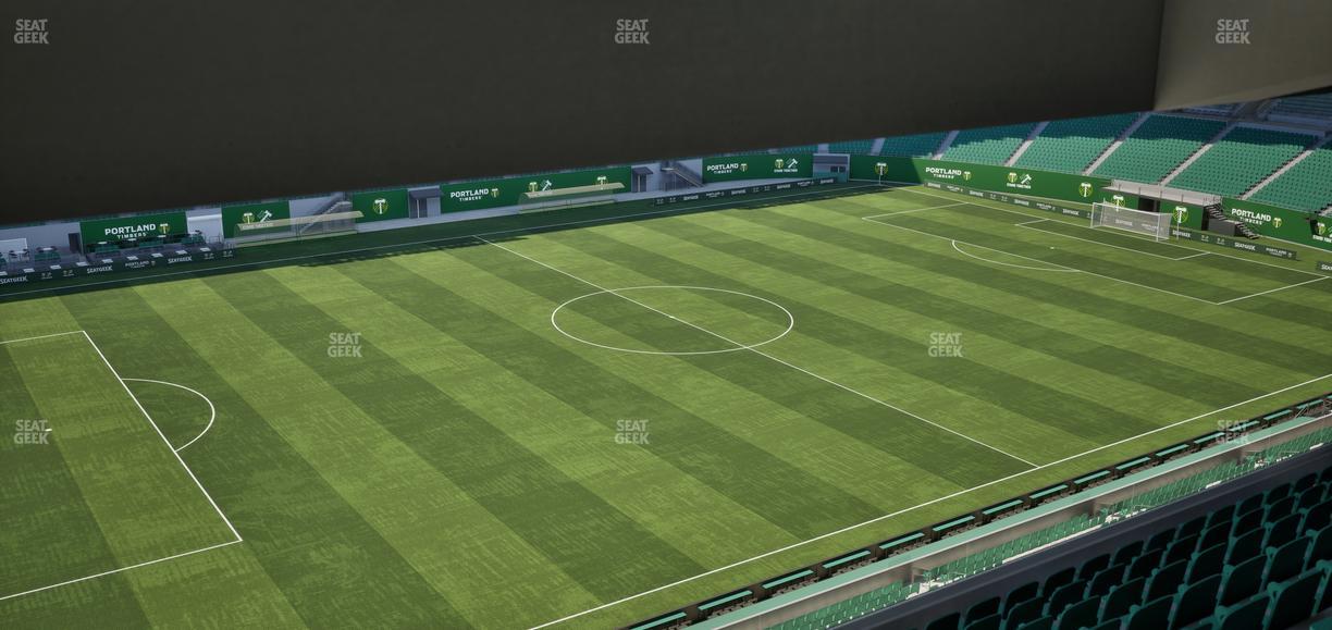 Providence Park - Section Toyota Terrace East 1 Seat View