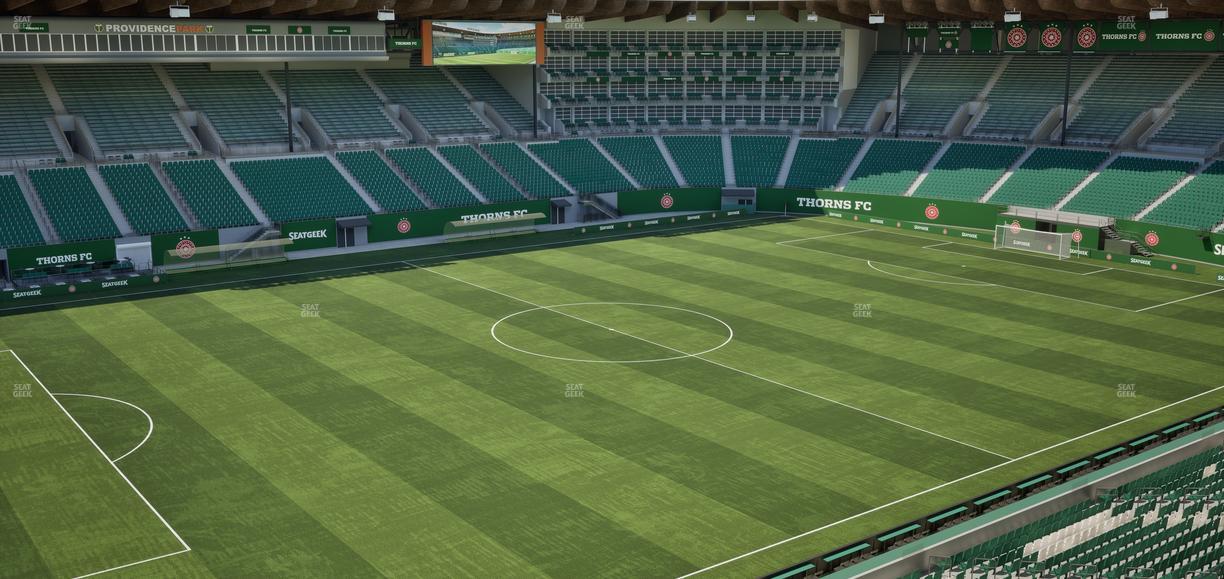Providence Park - Section Toyota Terrace East 1 Seat View