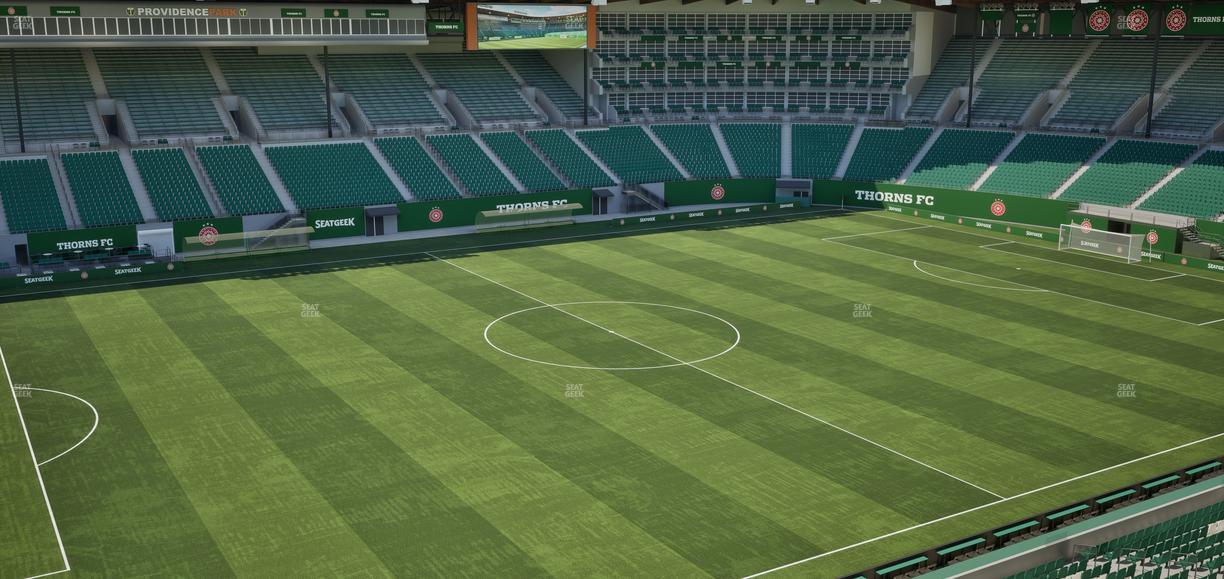 Providence Park - Section Toyota Terrace East 2 Seat View