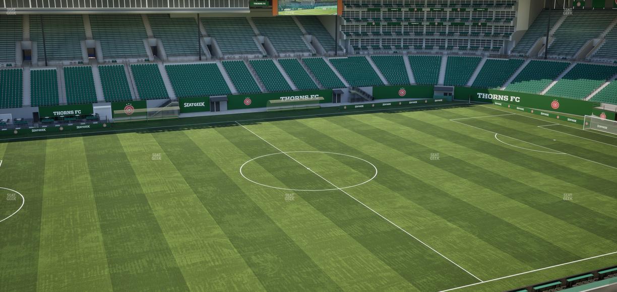 Providence Park - Section Toyota Terrace East 3 Seat View