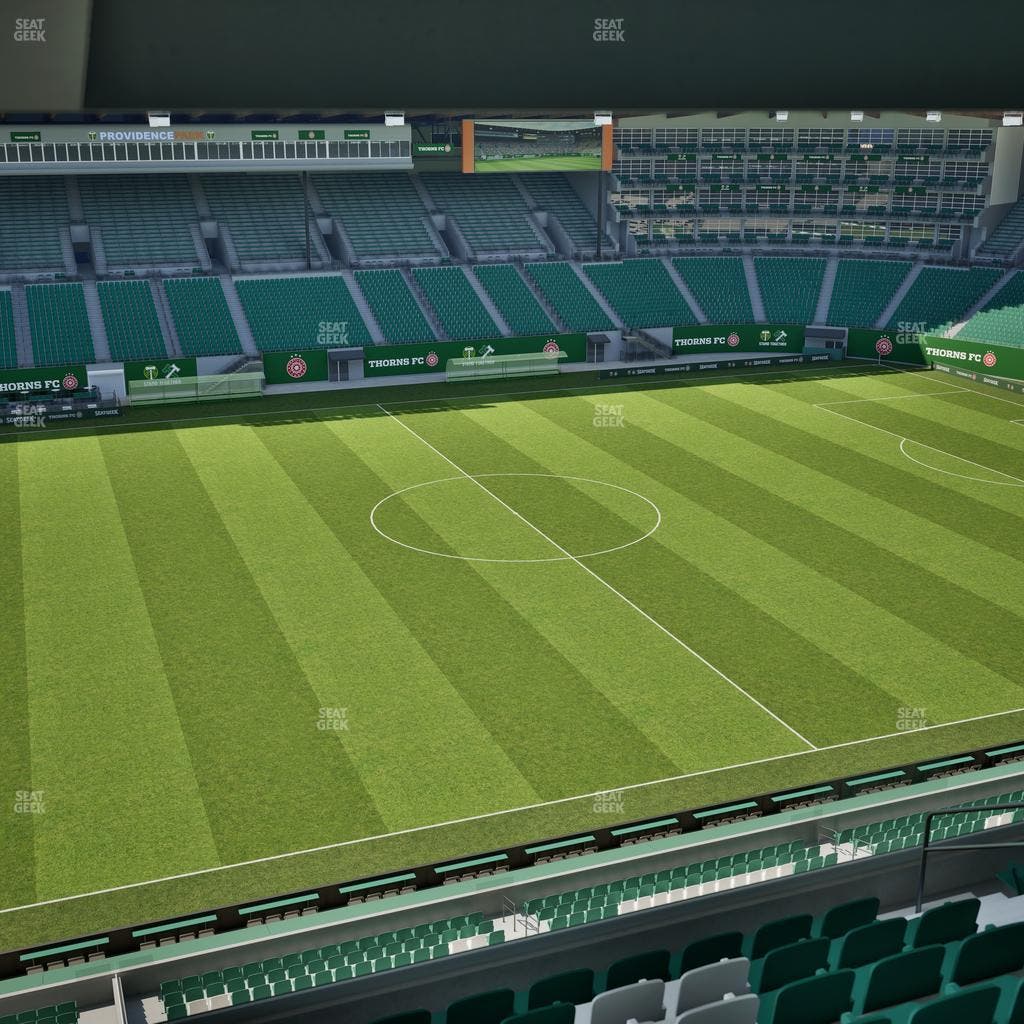 Providence Park - Section Toyota Terrace East 3 Seat View