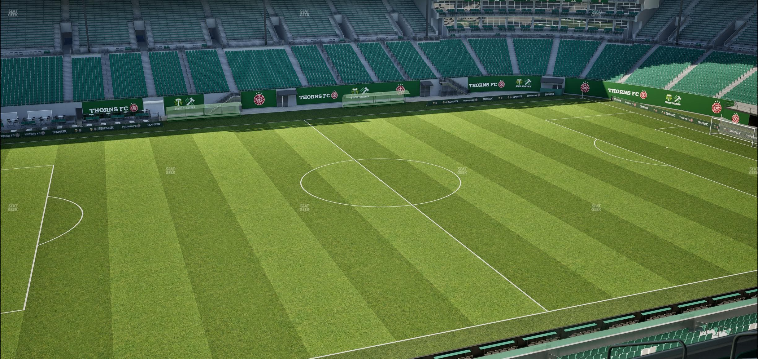 Providence Park - Section Toyota Terrace East 3 Seat View