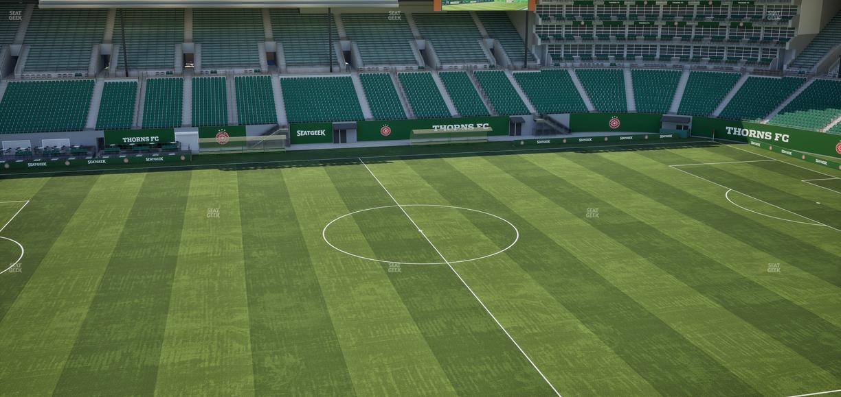 Providence Park - Section Toyota Terrace East 4 Seat View