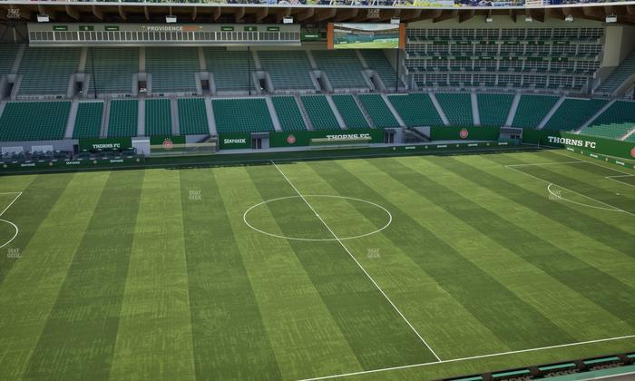 Providence Park - Section Toyota Terrace East 4 Seat View