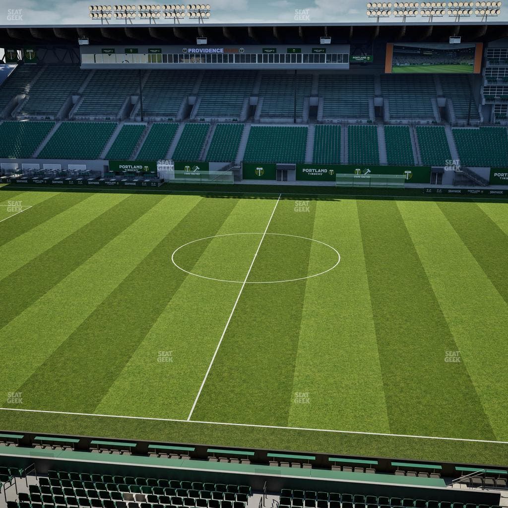 Providence Park - Section Toyota Terrace East 6 Seat View