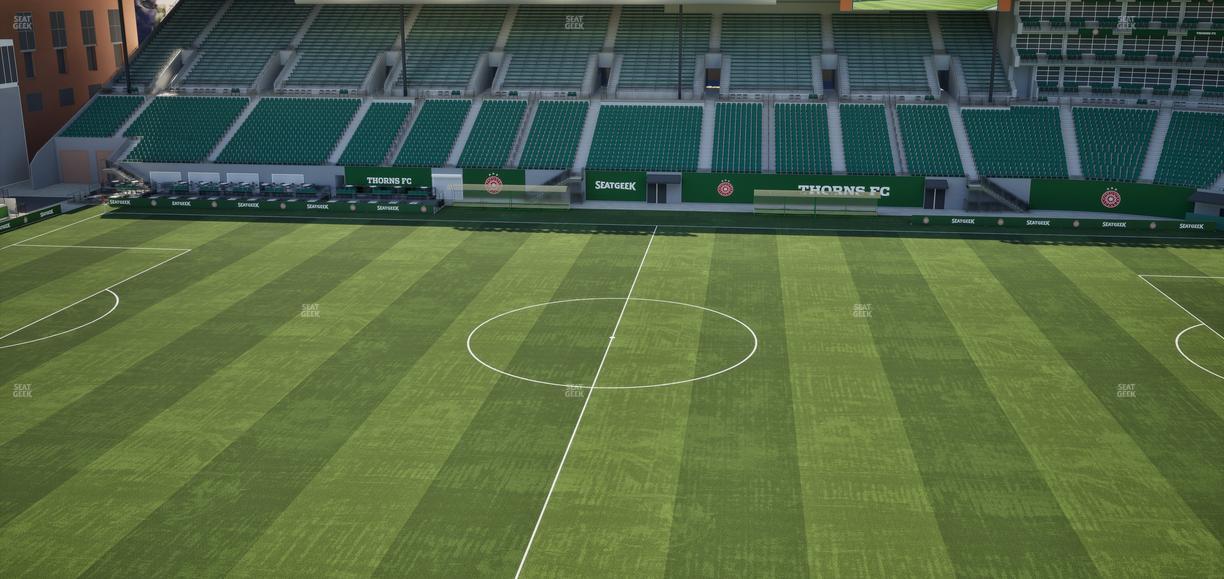 Providence Park - Section Toyota Terrace East 6 Seat View