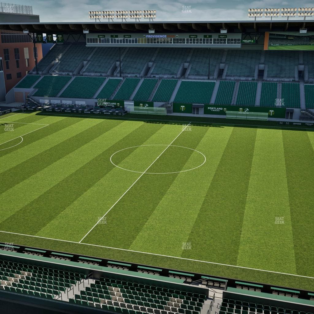Providence Park - Section Toyota Terrace East 7 Seat View