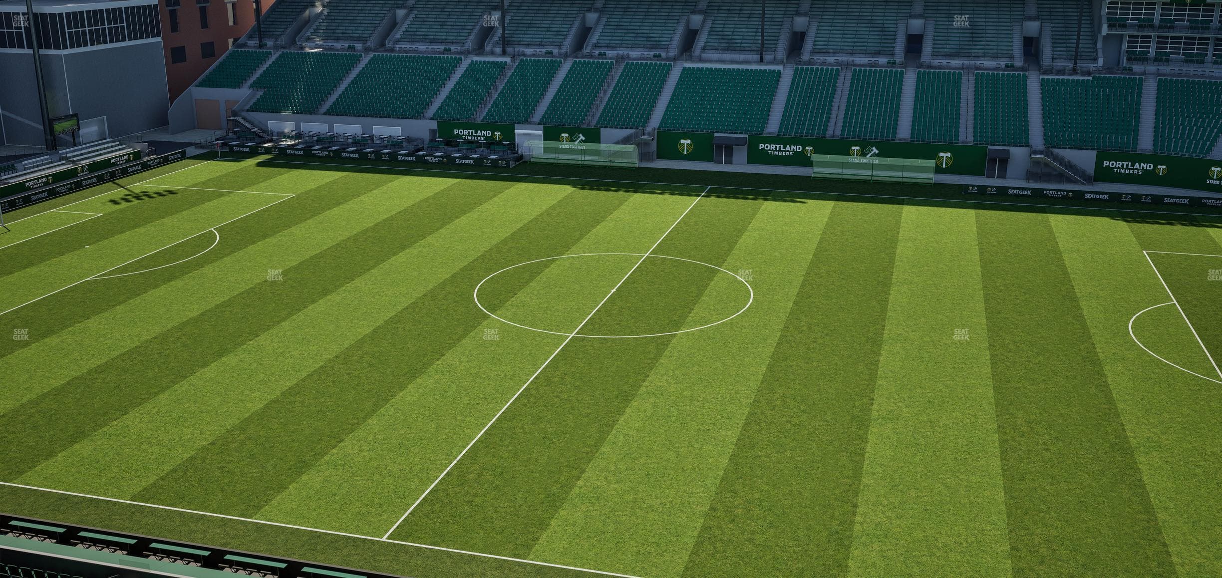 Providence Park - Section Toyota Terrace East 7 Seat View