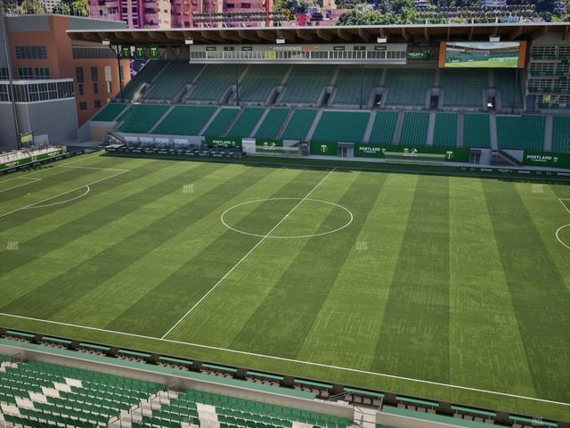 Providence Park - Section Toyota Terrace East 7 Seat View