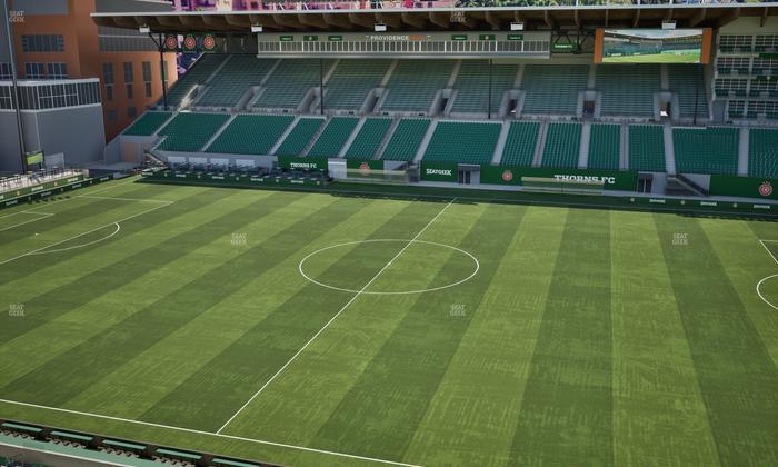 Providence Park - Section Toyota Terrace East 7 Seat View