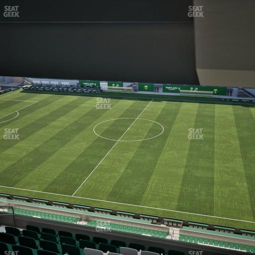 Providence Park - Section Toyota Terrace East 7 Seat View