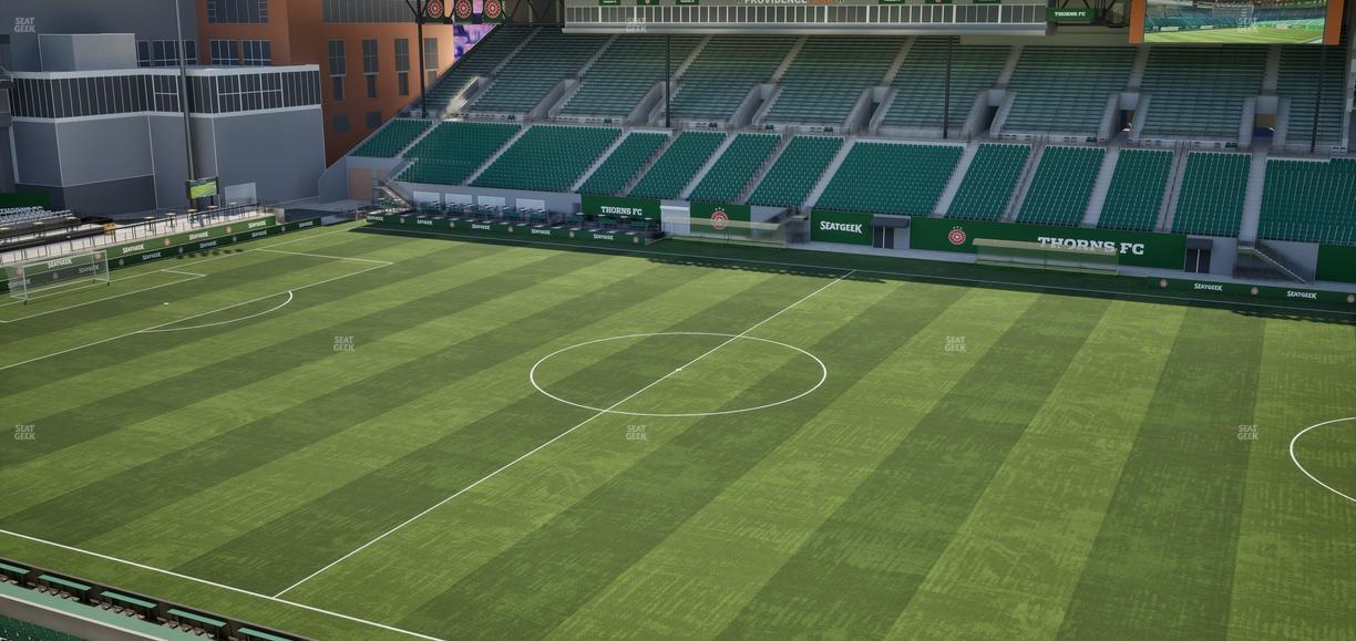 Providence Park - Section Toyota Terrace East 8 Seat View