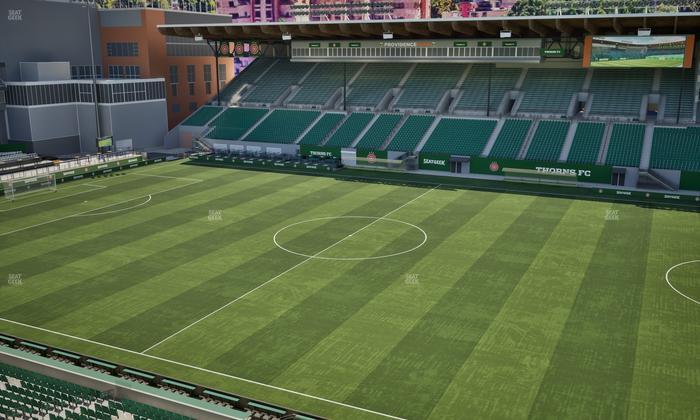 Providence Park - Section Toyota Terrace East 8 Seat View