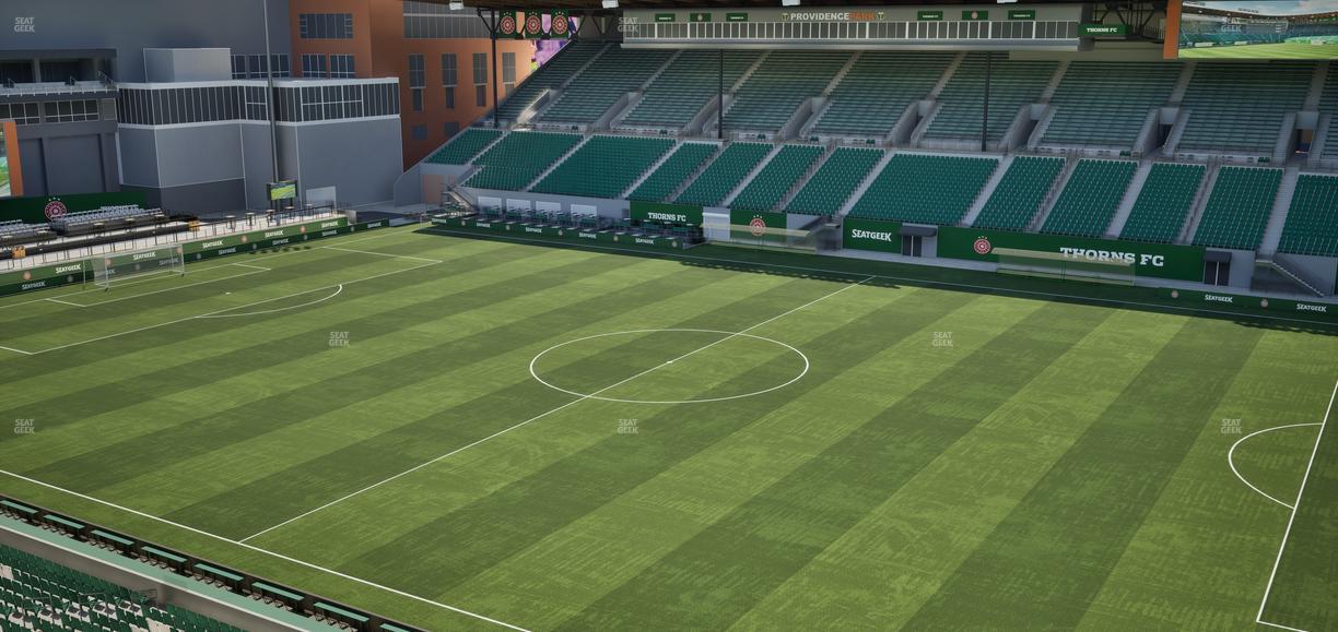 Providence Park - Section Toyota Terrace East 9 Seat View
