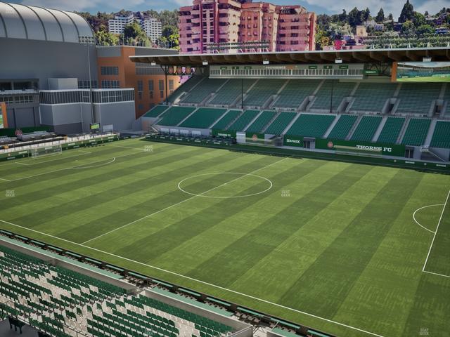 Providence Park - Section Toyota Terrace East 9 Seat View