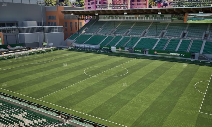 Providence Park - Section Toyota Terrace East 9 Seat View