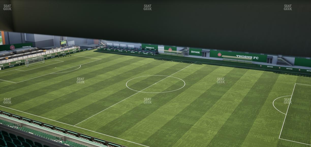 Providence Park - Section Toyota Terrace East 9 Seat View