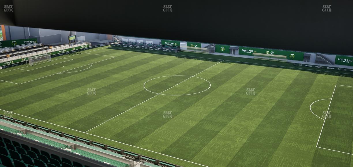 Providence Park - Section Toyota Terrace East 9 Seat View