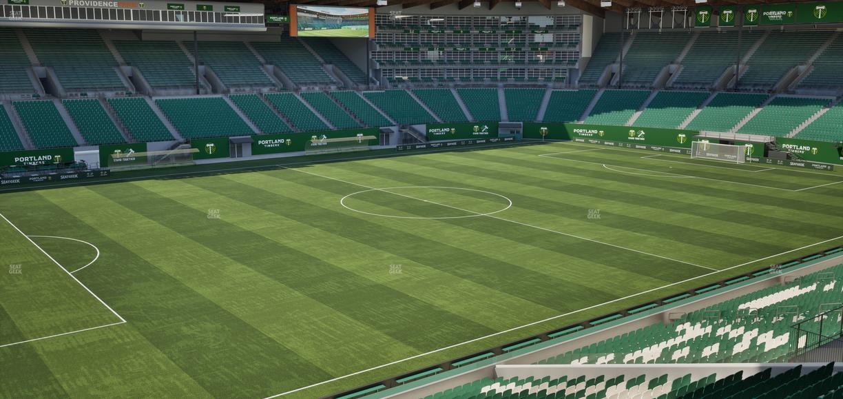 Providence Park - Section Tr 1 Seat View
