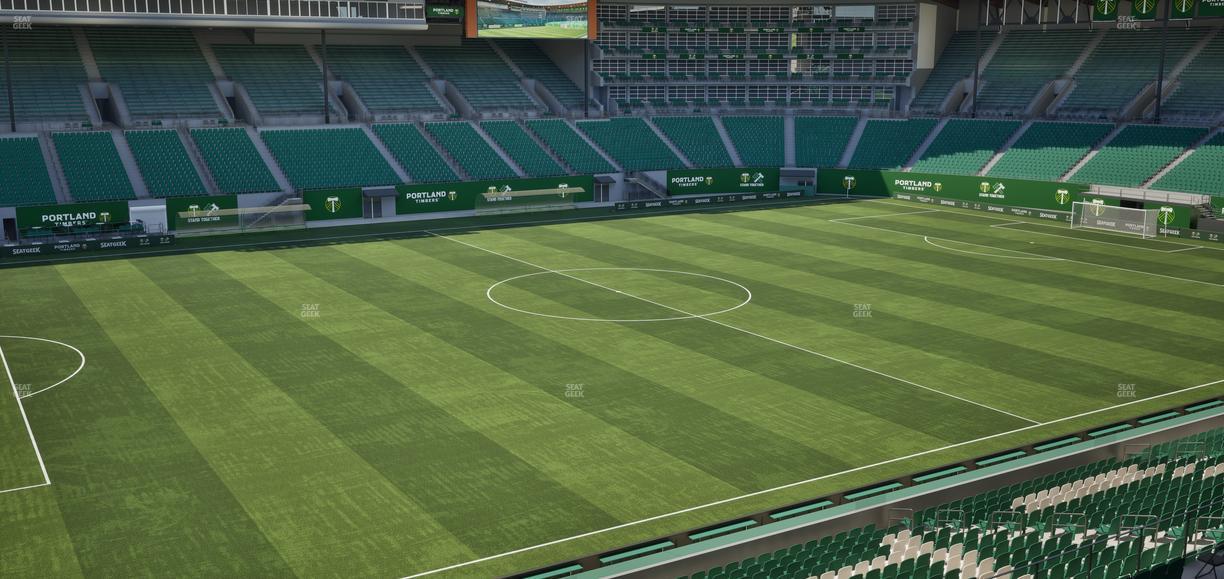 Providence Park - Section Tr 2 Seat View