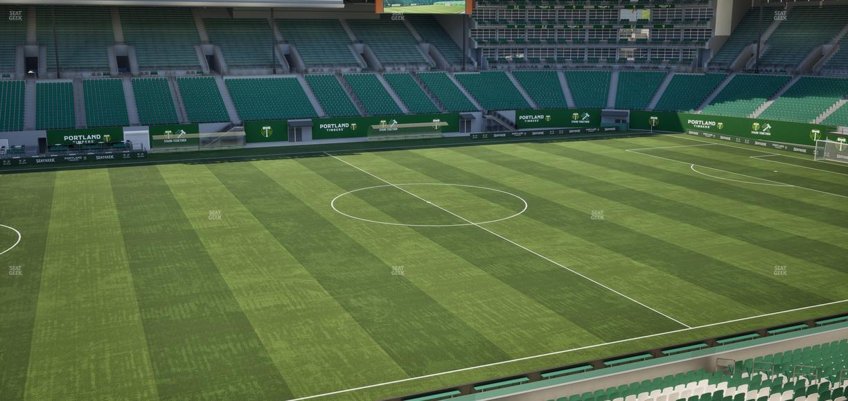 Providence Park - Section Tr 3 Seat View
