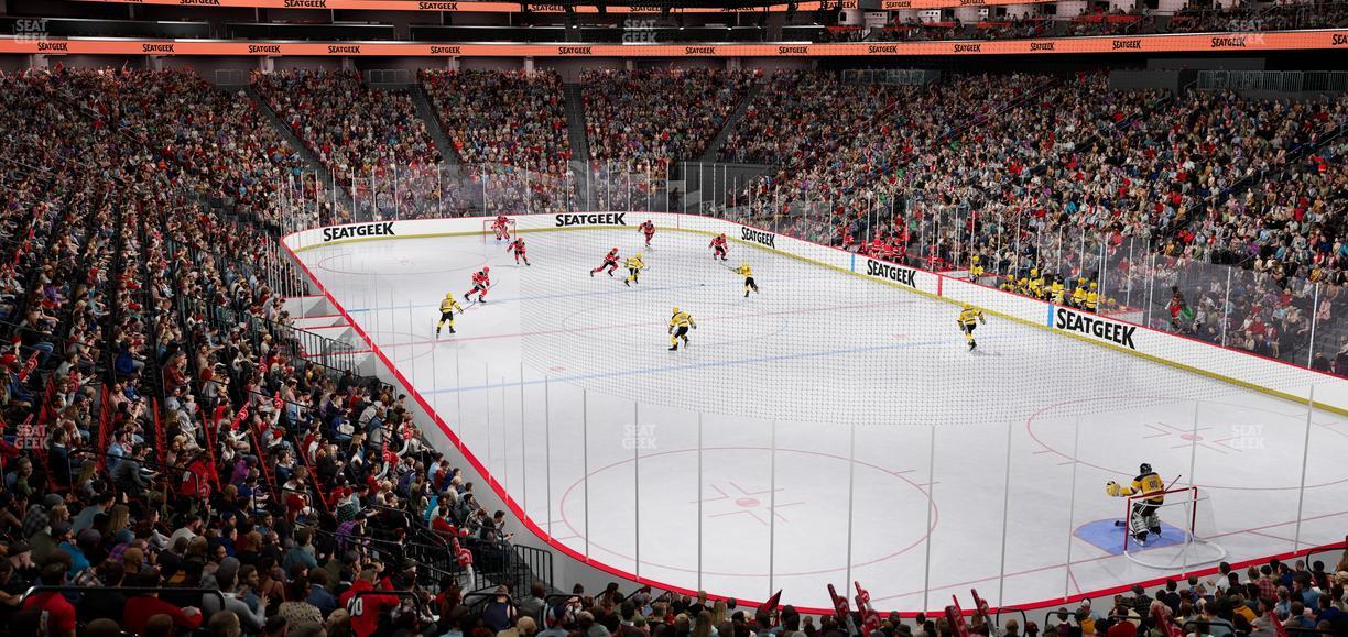 Prudential Center - Section 1 Seat View