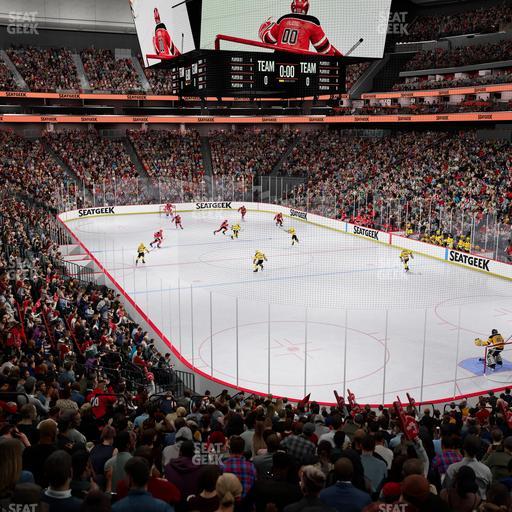 Prudential Center - Section 1 Seat View