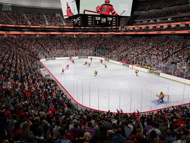 Prudential Center - Section 1 Seat View