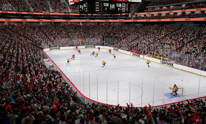 Prudential Center - Section 1 Seat View