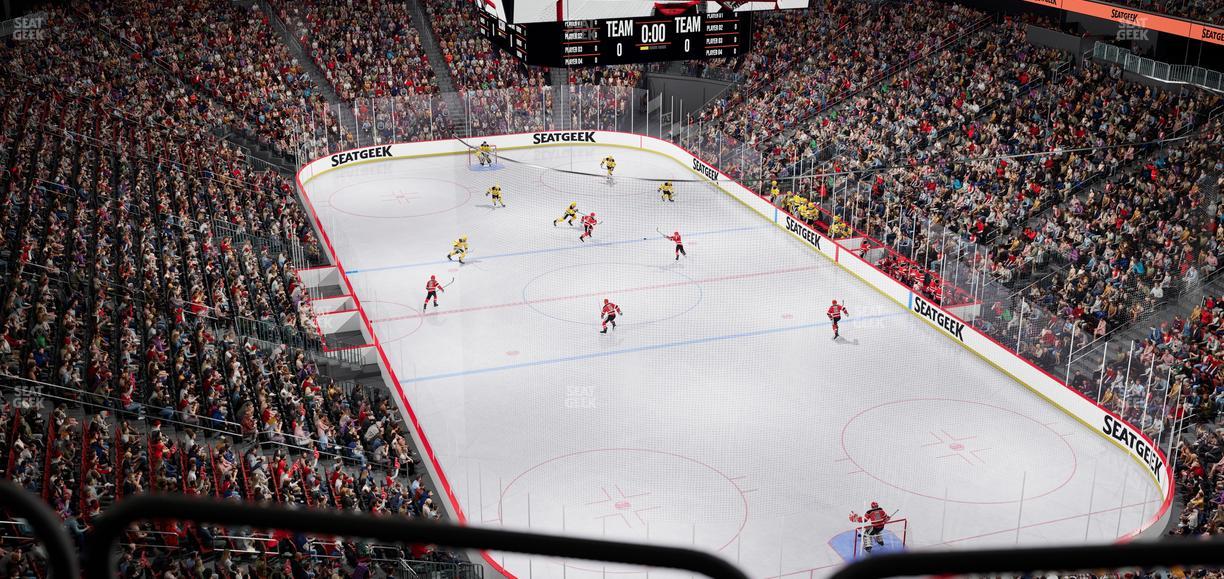 Prudential Center - Section 101 Seat View