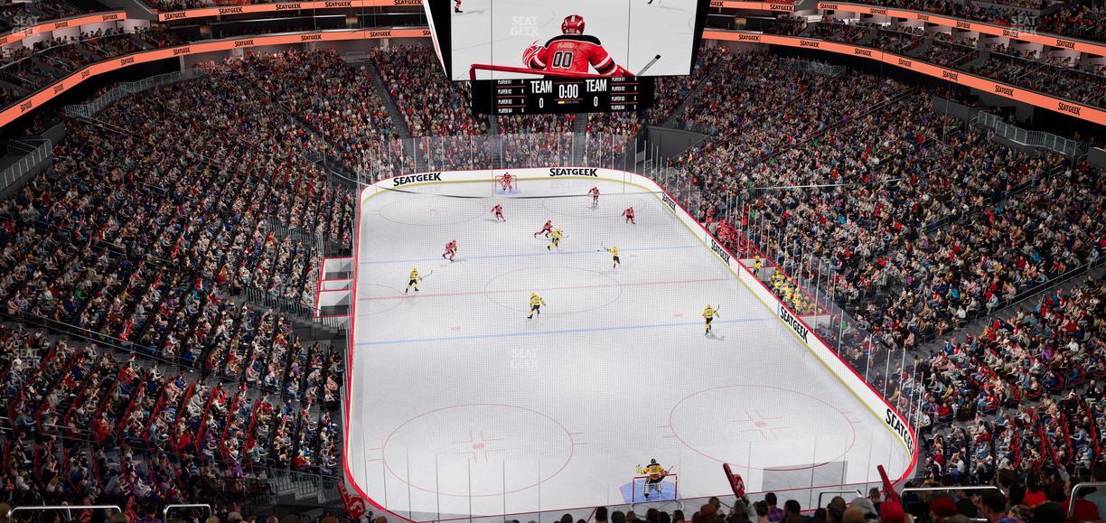 Prudential Center - Section 102 Seat View