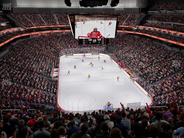 Prudential Center - Section 102 Seat View