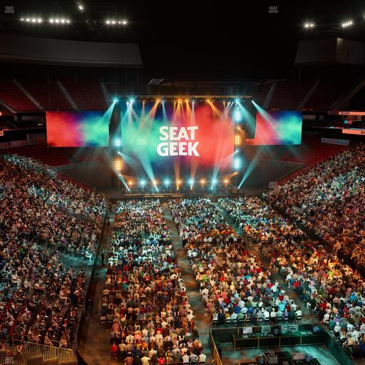 Prudential Center - Section 102 Seat View