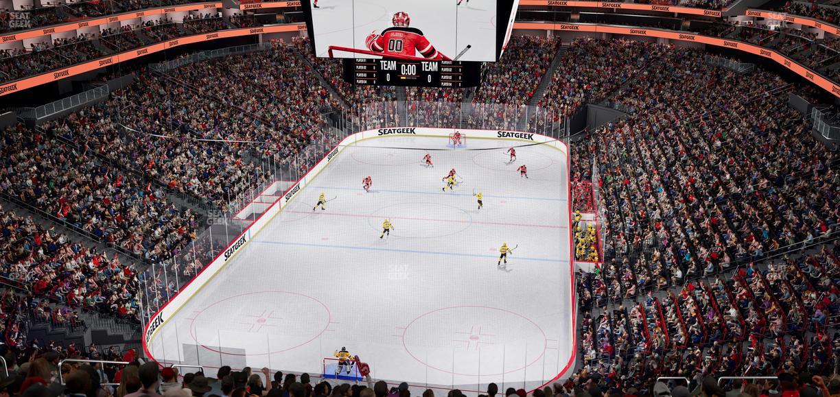 Prudential Center - Section 104 Seat View