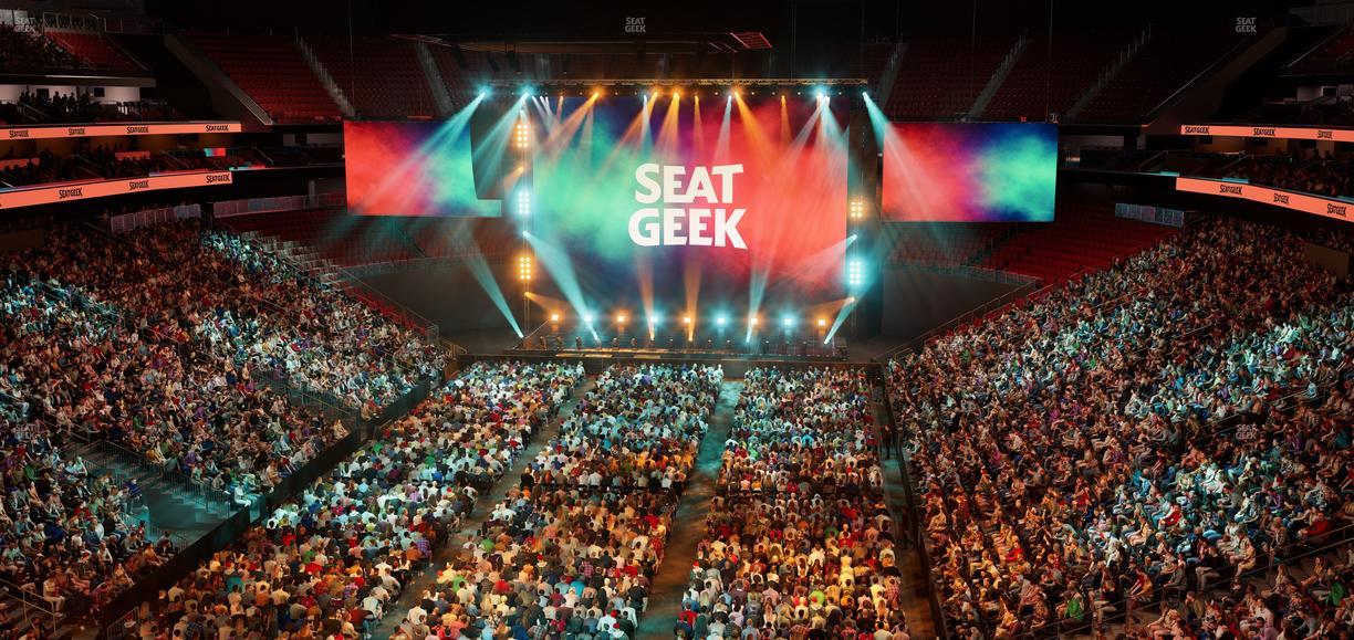 Prudential Center - Section 104 Seat View