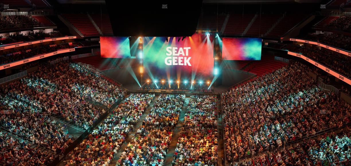 Prudential Center - Section 104 Seat View